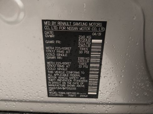 Used 2019 Nissan Rogue SV AWD/4WD image 33