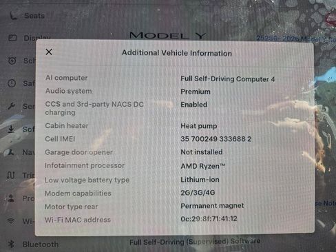 Used 2026 Tesla Model Y Long Range RWD image 3