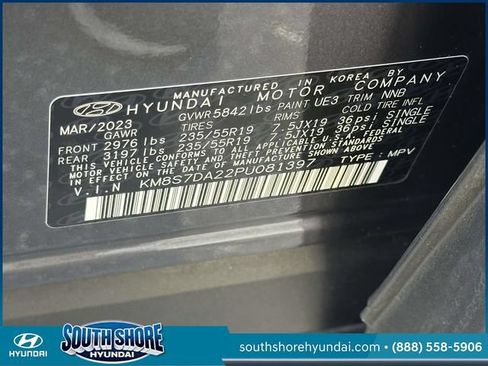 Certified 2023 Hyundai Santa Fe Limited AWD/4WD image 22
