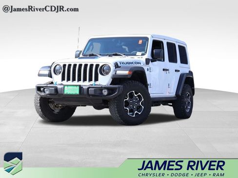 Used 2023 Jeep Wrangler Unlimited Rubicon 4xe w/ Steel Bumper Group AWD/4WD image 1