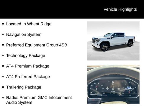 Certified 2025 GMC Sierra 1500 AT4 w/ Technology Package AWD/4WD image 9