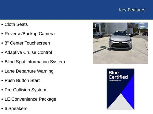 Used 2024 Toyota Corolla LE w/ LE Convenience Package FWD image 30