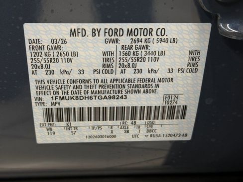 New 2026 Ford Explorer Active w/ Active Comfort Package AWD/4WD image 18