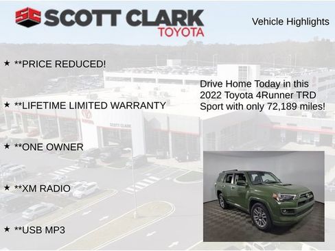 Used 2022 Toyota 4Runner TRD Sport RWD image 12