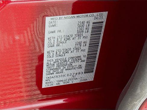 Certified 2025 Nissan Murano SL w/ Cargo Package AWD/4WD image 32