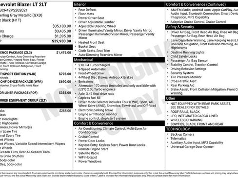 Certified 2023 Chevrolet Blazer LT w/ Convenience Package image 7