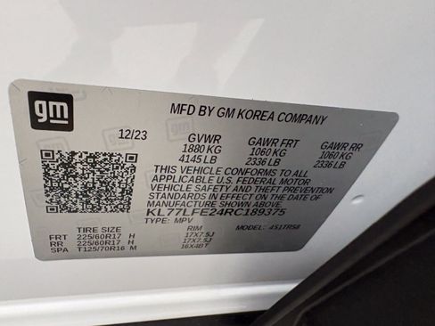 Used 2024 Chevrolet Trax LS w/ LS Convenience Package FWD image 33