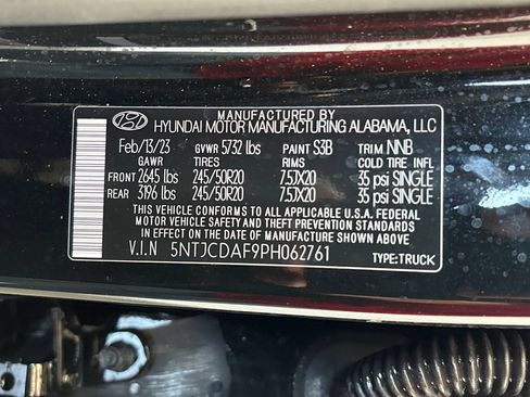 Used 2023 Hyundai Santa Cruz Night AWD/4WD image 33
