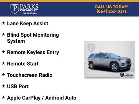 Certified 2023 Chevrolet Traverse LT w/ LPO, Floor Liner Package AWD/4WD image 4