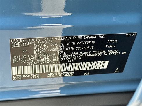 Certified 2023 Toyota RAV4 AWD Hybrid image 32