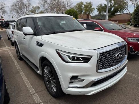 Used 2021 INFINITI QX80 Luxe w/ Cargo Package RWD image 1
