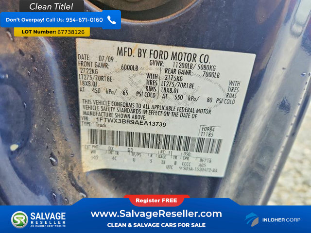 Used 2010 Ford F350 Lariat AWD/4WD image 16