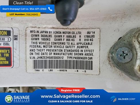 Used 2014 Honda Insight LX image 16