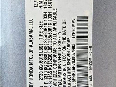 Used 2018 Honda Odyssey EX-L image 25