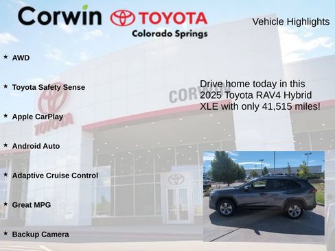 Used 2025 Toyota RAV4 XLE AWD/4WD image 6
