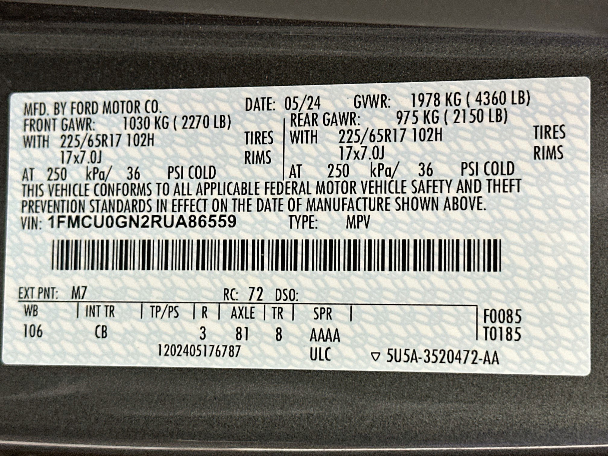 Used 2024 Ford Escape Active FWD image 12