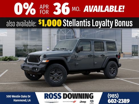 New 2026 Jeep Wrangler Sport S image 1