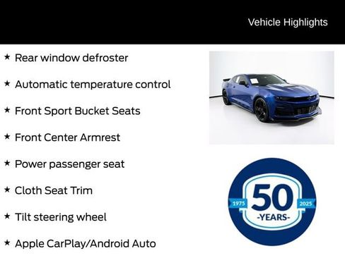 Used 2020 Chevrolet Camaro SS RWD image 11