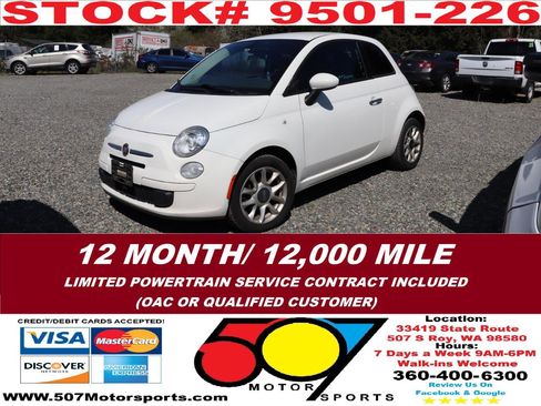 Used 2017 FIAT 500 Pop FWD image 2