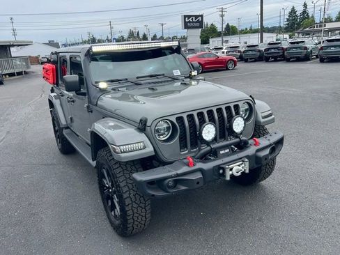 Used 2021 Jeep Wrangler Unlimited Sahara w/ Advanced Safety Group AWD/4WD image 5