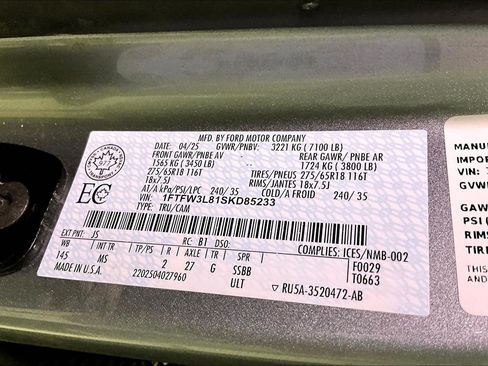 Used 2025 Ford F150 XLT w/ Equipment Group 301A Standard AWD/4WD image 20