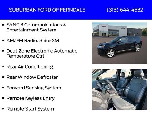 Used 2018 Ford Explorer XLT w/ Equipment Group 202A FWD image 17