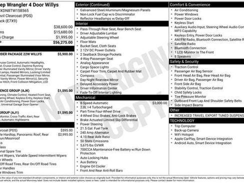 Used 2026 Jeep Wrangler Unlimited Sport AWD/4WD image 6