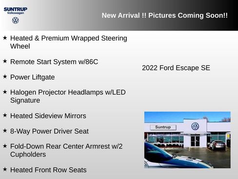 Used 2022 Ford Escape SE w/ Convenience Package FWD image 4