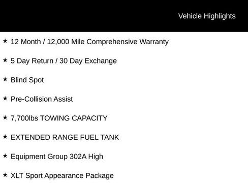 Certified 2023 Ford F150 XLT w/ Equipment Group 302A High image 7