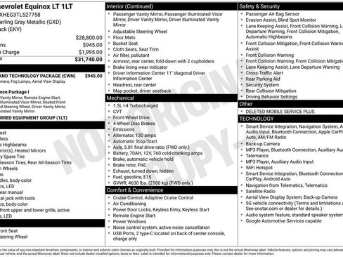 New 2026 Chevrolet Equinox LT w/ Safety and Technology Package FWD image 39