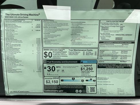 Used 2025 BMW 530i xDrive image 35