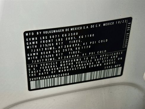 Used 2023 Volkswagen Tiguan S AWD/4WD image 27