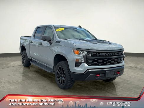 Used 2024 Chevrolet Silverado 1500 Custom Trail Boss w/ LPO, Dark Essentials Package image 14