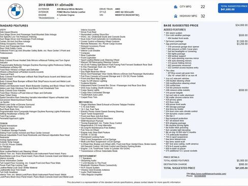 Used 2016 BMW X1 xDrive28i image 3