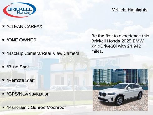 Used 2025 BMW X4 xDrive30i AWD/4WD image 8