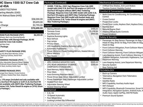 Used 2026 GMC Sierra 1500 SLT w/ SLT Premium Plus Package AWD/4WD image 6