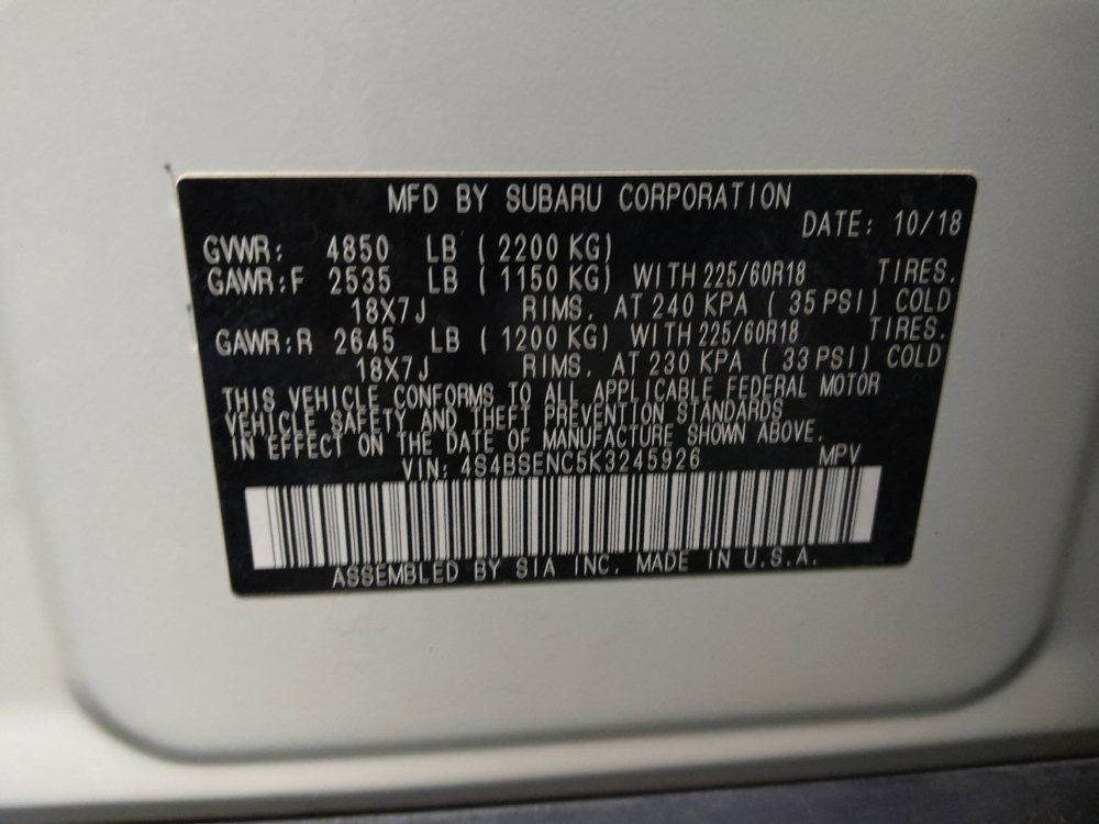 Used 2019 Subaru Outback 3.6R Limited w/ Popular Package #2 AWD/4WD image 33