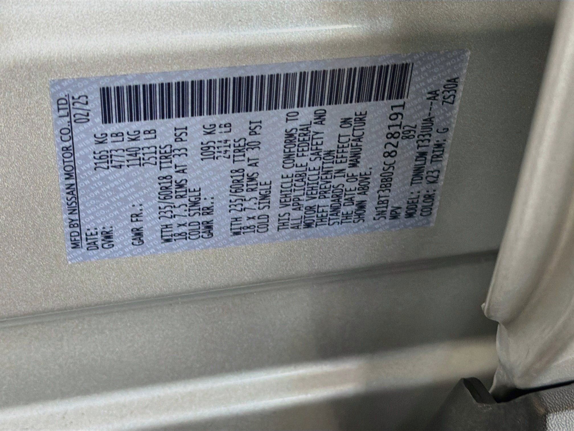 Used 2025 Nissan Rogue SV AWD/4WD image 12