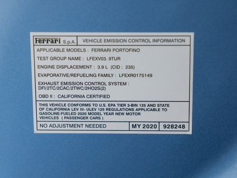 Certified 2020 Ferrari Portofino RWD image 36