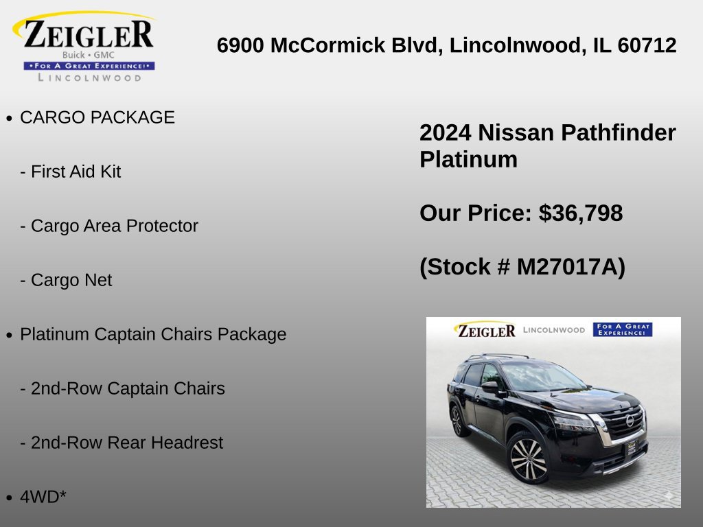 Used 2024 Nissan Pathfinder Platinum AWD/4WD image 6