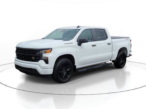 Used 2023 Chevrolet Silverado 1500 Custom w/ LPO, Dark Essentials Package AWD/4WD image 2