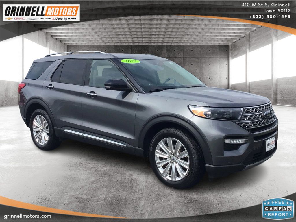 Used 2022 Ford Explorer Limited w/ Equipment Group 301A AWD/4WD image 3