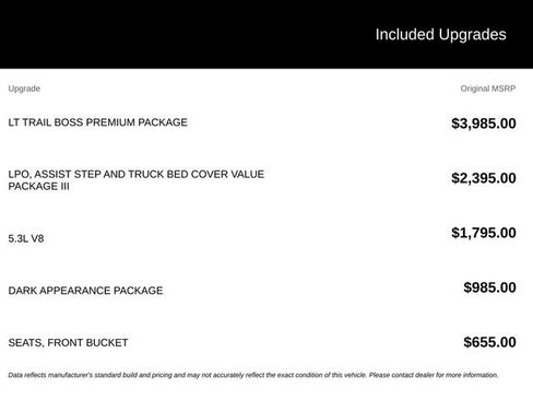 New 2026 Chevrolet Silverado 1500 LT Trail Boss w/ LT Trail Boss Premium Package AWD/4WD image 4