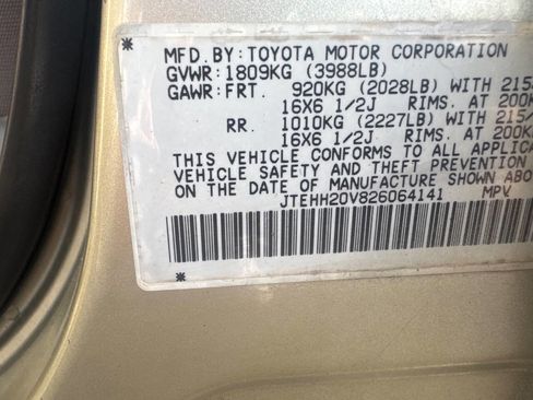 Used 2002 Toyota RAV4 4WD w/ Quick-Order Pkg image 30