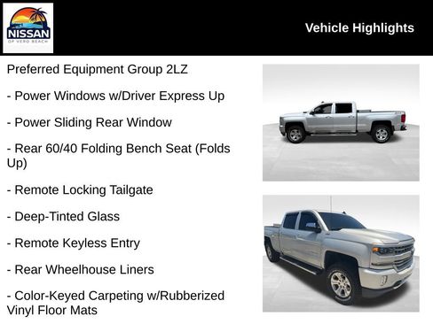 Used 2017 Chevrolet Silverado 1500 LTZ Z71 w/ LTZ Plus Package AWD/4WD image 19