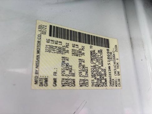 Used 2021 Nissan Titan S w/ S Utility Package RWD image 62