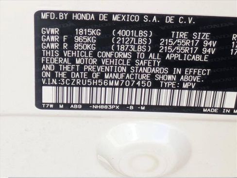 Certified 2021 Honda HR-V EX image 22