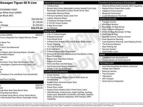 Used 2022 Volkswagen Tiguan SE R-Line image 39