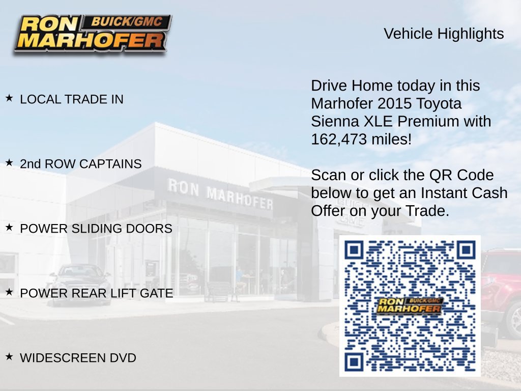 Used 2015 Toyota Sienna XLE Premium AWD/4WD image 15