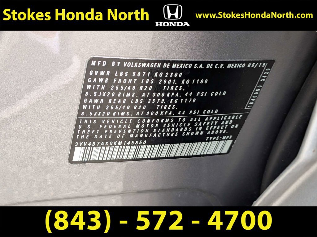 Used 2019 Volkswagen Tiguan SEL Premium R-Line AWD/4WD image 7
